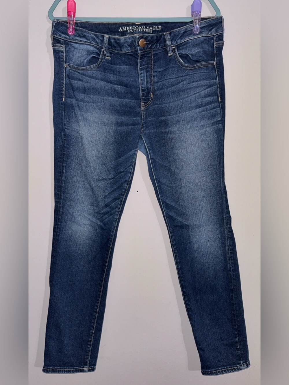 American Eagle Outfitters Dark Blue Skinny Jean Jeggings